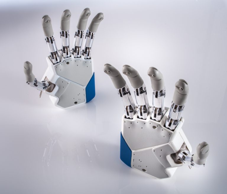 A hand exoskeleton for rehabilitation